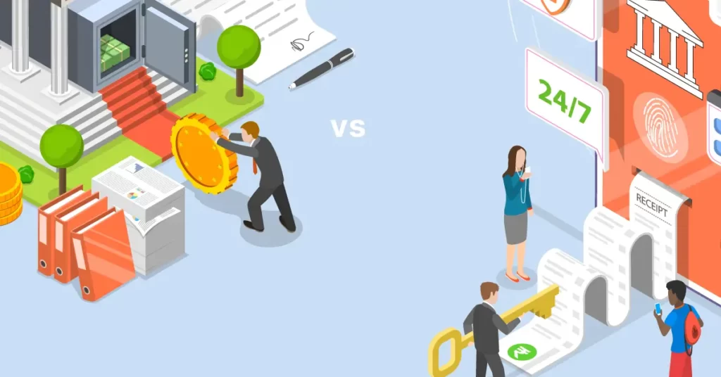 traditional payment methods and online payment